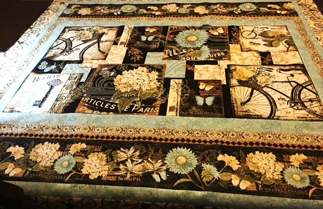 Shelly's first quilt finished by 702 Quilting